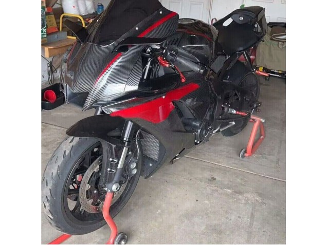 Comprar Carenados Moto Yamaha YZF 1000 R1 2020-2025 - Negro FibraCarbono Rojo