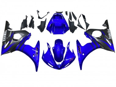 Comprar Carenados Moto Yamaha YZF R6 2003-2004 - Azul Negro Brillante