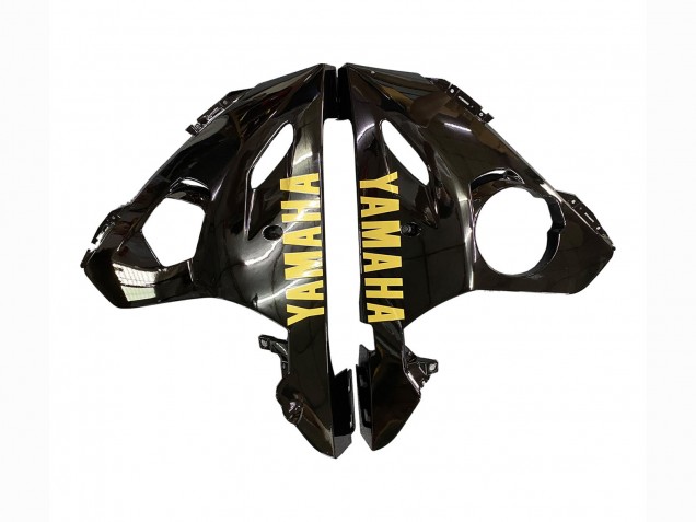 Comprar Carenados Moto Yamaha YZF R6 2003-2004 - Negro Brillante Negro Mate Oro Calcomanías
