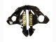 Comprar Carenados Moto Yamaha YZF R6S 2006-2009 - Negro Brillante Negro Mate Oro Calcomanías
