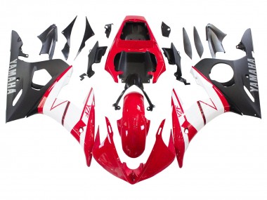Comprar Carenados Moto Yamaha YZF R6S 2006-2009 - Rojo Blanco Negro Mate