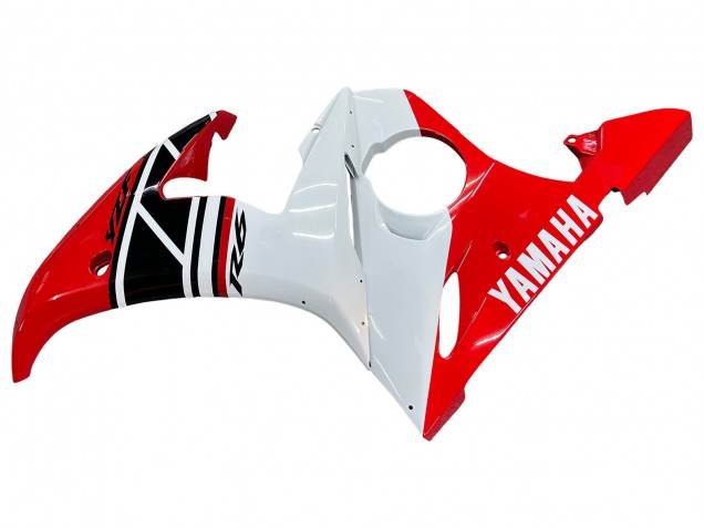 Comprar Carenados Moto Yamaha YZF 600 R6 2005 - Blanco Rojo Negro Brillante