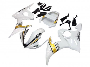Comprar Carenados Moto Yamaha YZF 600 R6 2005 - Blanco Oro Negro
