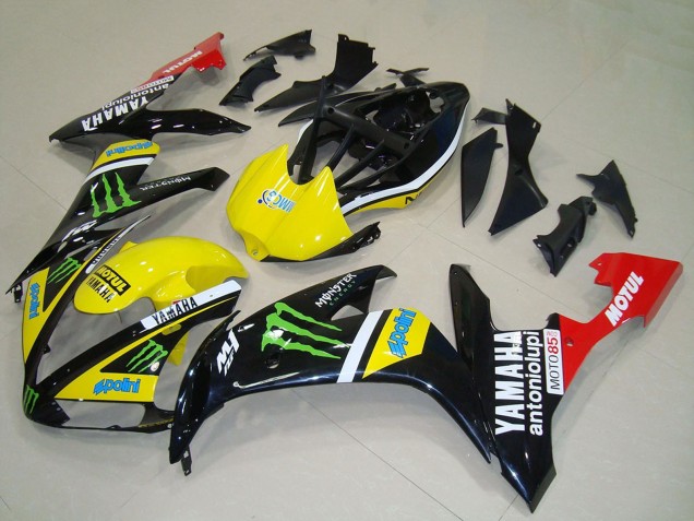 Comprar Carenados Moto Yamaha YZF R1 2004-2006 - Amarillo Blanco Negro Rojo Verde Monstruo Rojo Blanco Motul