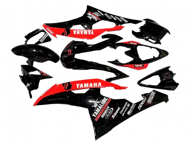Comprar Carenados Moto Yamaha YZF 600 R6 2008-2016 - Rojo Negro Brillante DENSO Yamalube 21
