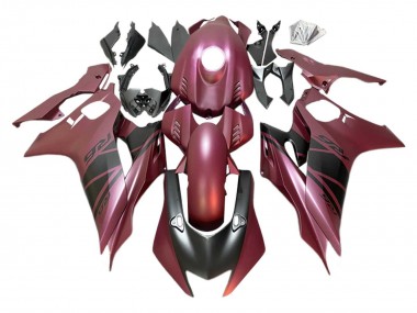 Comprar Carenados Moto Yamaha YZF 600 R6 2017-2023 - Rojo Granate Negro Mate