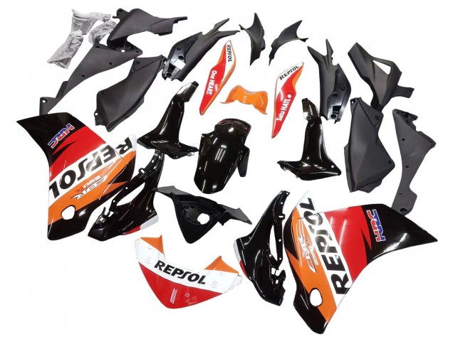 Comprar Carenados Moto Honda CBR250RR 2011-2015 - Naranja Blanco Rojo Negro Lustroso HRC Repsol