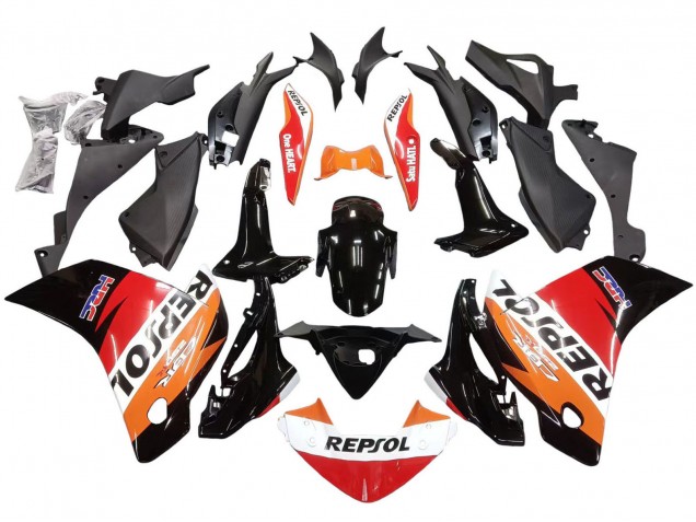 Comprar Carenados Moto Honda CBR250RR 2011-2015 - Naranja Blanco Rojo Negro Lustroso HRC Repsol