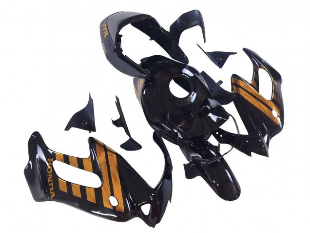 Comprar Carenados Moto Honda VTR1000F 1997-2005 - Negro Brillante Oro