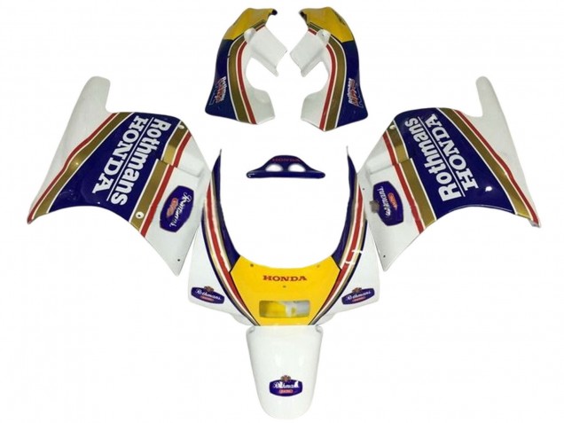 Comprar Carenados Moto Honda NSR250R 1988-1989 - Blanco Amarillo Azul Rothmans
