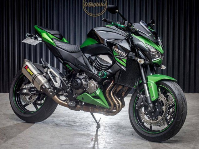 Comprar Carenados Moto Kawasaki Z800 2013-2018 - Verde Negro Brillante