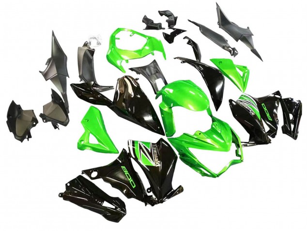 Comprar Carenados Moto Kawasaki Z800 2013-2018 - Verde Negro Brillante