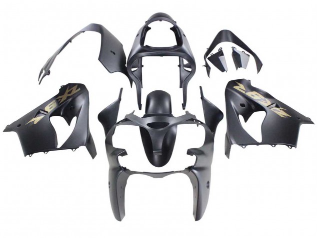 Comprar Carenados Moto Kawasaki ZX9R 2000-2001 - Negro Mate Oro