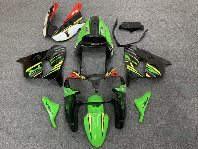 Comprar Carenados Moto Kawasaki ZX9R 2000-2001 - Verde Naranja Negro