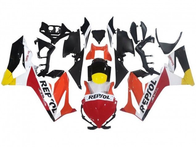 Comprar Carenados Moto Honda CBR650R 2019-2020 - Naranja Blanco Rojo Amarillo Negro Brillante Repsol