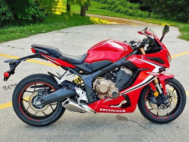Comprar Carenados Moto Honda CBR650R 2019-2020 - Rojo Blanco Negro Raya