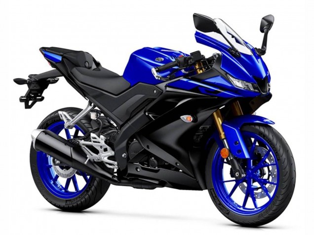 Comprar Carenados Moto Yamaha YZF R125 2019-2024 - Azul Negro Mate
