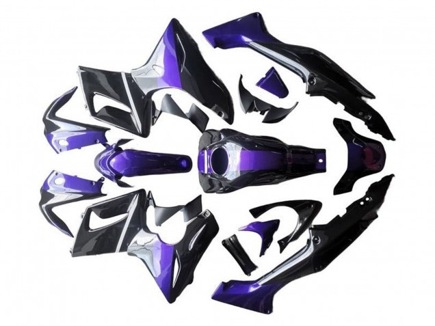 Comprar Carenados Moto Honda CBR125R 2002-2006 - Plata Púrpura Negro Brillante