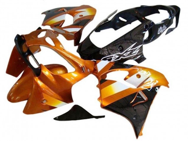 Comprar Carenados Moto Kawasaki ZX9R 2002-2003 - Naranja Negro Blanco