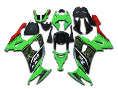 Comprar Carenados Moto Kawasaki ZX10R 2008-2010 - Verde Negro Rojo Blanco Honeycomb