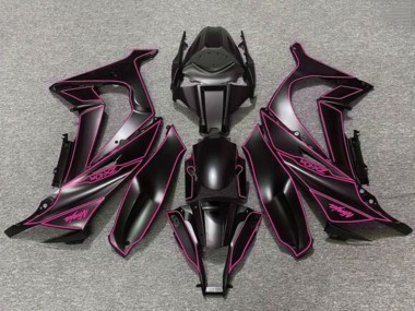 Comprar Carenados Moto Kawasaki ZX10R 2011-2015 - Negro Mate Púrpura