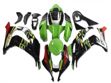 Comprar Carenados Moto Kawasaki ZX10R 2016-2020 - Verde Rojo Amarillo Negro