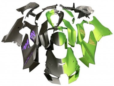 Comprar Carenados Moto Kawasaki ZX10R 2021-2025 - Negro Mate Verde Mate Dividir