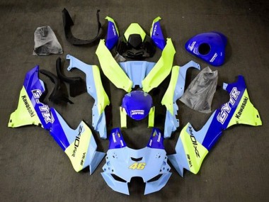 Comprar Carenados Moto Kawasaki ZX10R 2021-2025 - Azul Amarillo GYTR 46