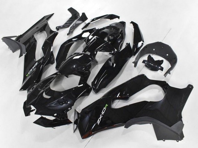 Comprar Carenados Moto Kawasaki ZX10R 2021-2025 - Negro Brillante Blanco Verde Calcomanía