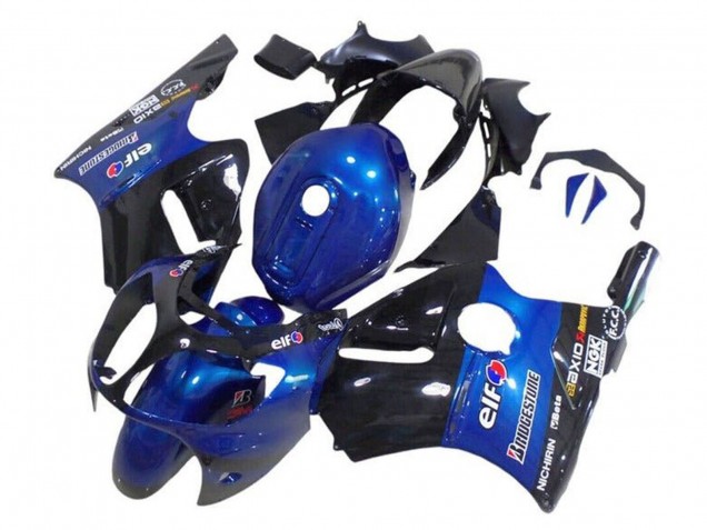 Comprar Carenados Moto Kawasaki ZX12R 2002-2006 - Azul Negro Brillante Elf Bridgestone