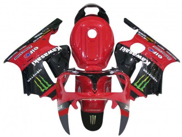 Comprar Carenados Moto Kawasaki ZX12R 2002-2006 - Rojo Negro Verde Elf Monstruo