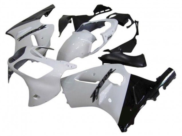 Comprar Carenados Moto Kawasaki ZX12R 2002-2006 - Blanco Negro Brillante
