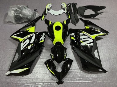 Comprar Carenados Moto Kawasaki EX300 2013-2024 - Negro Brillante Neon Amarillo Blanco
