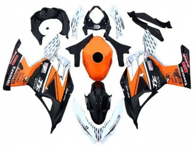 Comprar Carenados Moto Kawasaki Ninja 400 2018-2024 - Naranja Blanco Negro