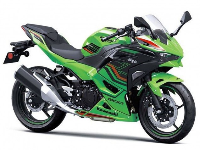 Comprar Carenados Moto Kawasaki Ninja 500 EX500R 2024-2025 - Verde Negro Rojo