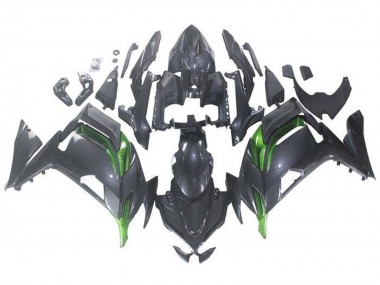 Comprar Carenados Moto Kawasaki Ninja 650 EX650 2020-2024 - Falso FibraCarbono Verde