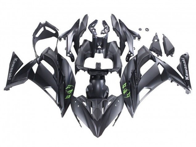 Comprar Carenados Moto Kawasaki Ninja 650 EX650 2020-2025 - Negro Mate Verde