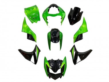 Comprar Carenados Moto Kawasaki Z1000 2007-2009 - Verde Negro Brillante