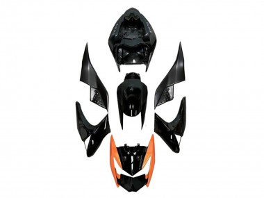 Comprar Carenados Moto Kawasaki Z1000 2007-2009 - Negro Brillante Naranja