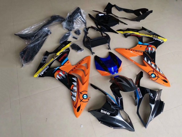 Comprar Carenados Moto BMW S1000RR 2009-2014 - Amarillo Azul Naranja Negro Tiburón