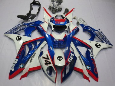 Comprar Carenados Moto BMW S1000RR 2009-2014 - Blanco Rojo Azul OroBet