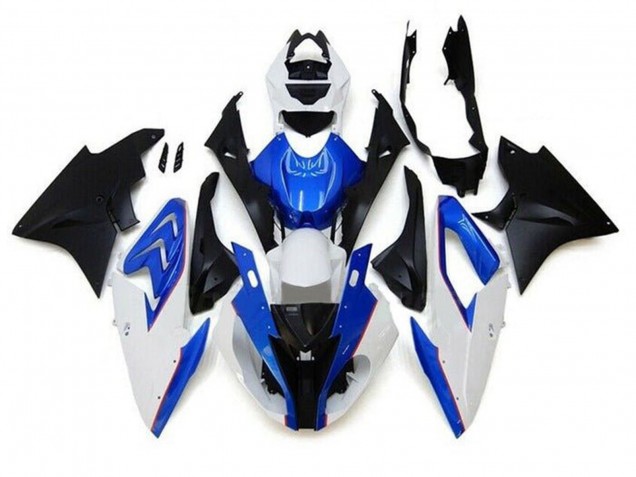 Comprar Carenados Moto BMW S1000RR 2015-2016 - Blanco Azul Negro Mate