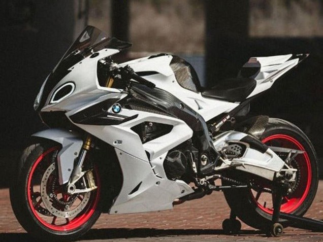 Comprar Carenados Moto BMW S1000RR 2017-2018 - Blanco Falso FibraCarbono