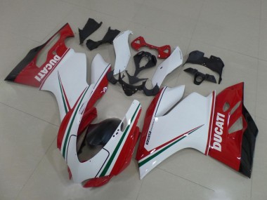 Comprar Carenados Moto Ducati Panigale 899 2011-2014 - Blanco Rojo Verde Negro Brillante