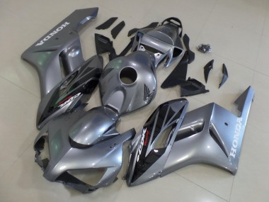 Comprar Carenados Moto Honda CBR1000RR 2004-2005 - Plata Negro Brillante Raya