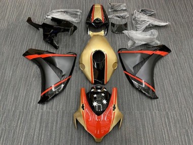 Comprar Carenados Moto Honda CBR1000RR 2008-2011 - Oro Rojo Negro Mate Estrella