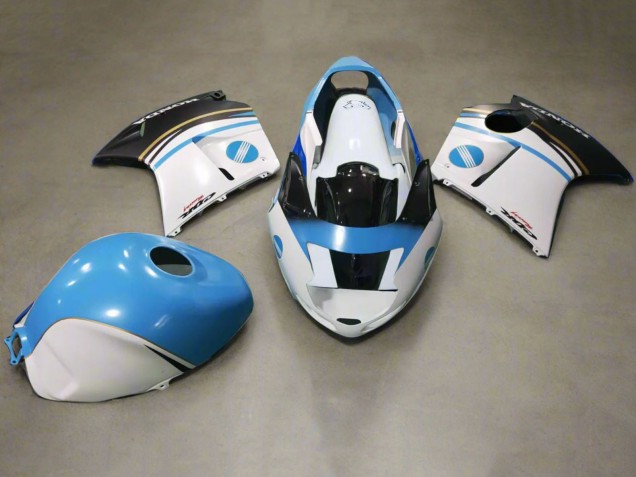 Comprar Carenados Moto Honda CBR1100XX Blackbird 1996-2007 - Blanco Azul Negro Konica Minolta
