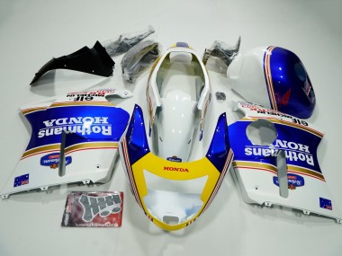 Comprar Carenados Moto Honda CBR1100XX Blackbird 1996-2007 - Blanco Azul Amarillo Rothmans