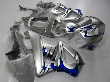 Comprar Carenados Moto Honda CBR900RR 929 2000-2001 - Plata Azul Tribal