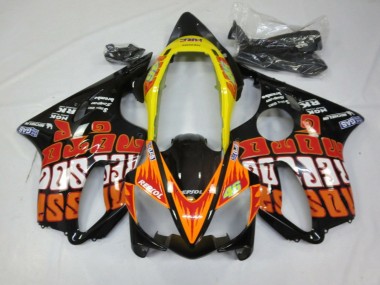 Comprar Carenados Moto Honda CBR600 F4i 2004-2007 - Amarillo Naranja Negro Brillante Rossi